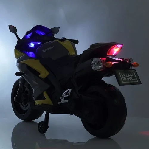 Дитячий електромотоцикл 2 колісний Bambi Racer 45W чорно-жовтий (M 5022EL-2-6): Максимальне навантаження, кг 30