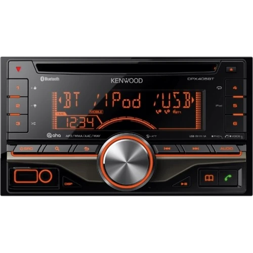 Kenwood DPX-405BT: Дисплей LCD, монохромний