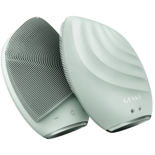 Електронна ультразвукова щітка для обличчя GESKE Sonic Facial Brush 5в1 green фото 3