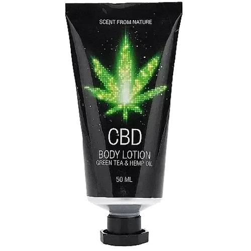 Набір для ванни та душу CBD Luxe Gift set - GREEN TEA & HEMP OIL (4 предмети)