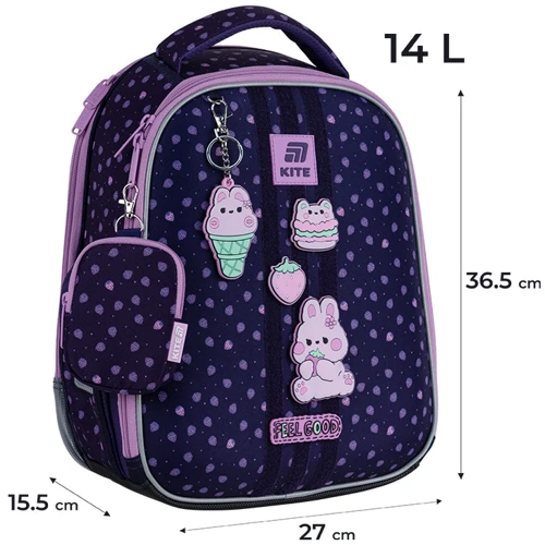 Рюкзак Kite K25-555S-8 Education 555 Feel Good: Стать дитини Для девочек