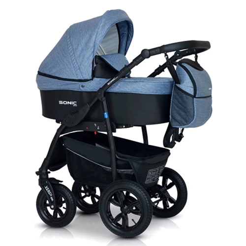 Универсальная коляска 3 в 1 Verdi Sonic Plus 9023-VSP-07, 07, голубой