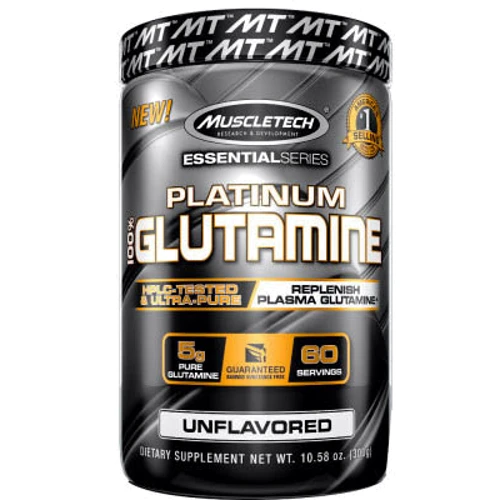 Аминокислота для спорта Muscletech Essential Platinum 100% Glutamine 302 g