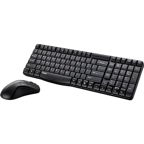 Комплект бездротовий RAPOO X1800 Wireless Optical Combo Black: Підключення бездротове