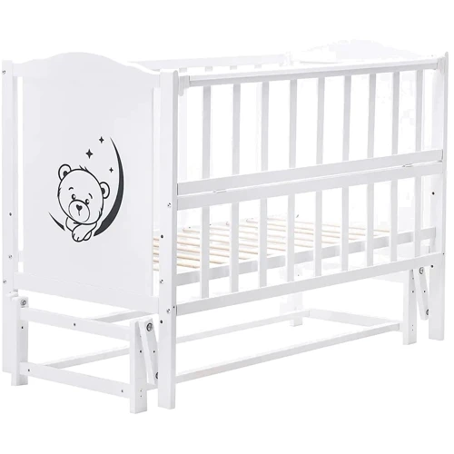 Детская кроватка Babyroom Тедди T-02 белый (625850)