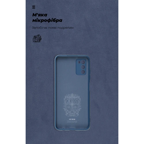 Чехол для телефонов ArmorStandart ICON Case Camera cover Dark Blue for Samsung A037 Galaxy A03s (ARM64527) фото 6