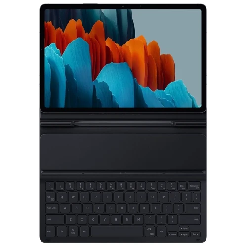 Аксессуар для планшетных ПК Samsung Book Cover with Keyboard Slim Black (EF-DT630BBRGRU) for Samsung Galaxy Tab S7 SM-T875 фото 10