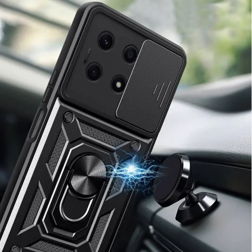 Чохол для телефона BeCover Military Black for Honor X8a (710668): Колір черный