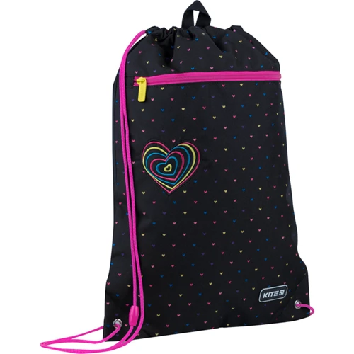 Сумка для обуви с карманом Kite Education Hearts K22-601M-3: Пол Для девочек