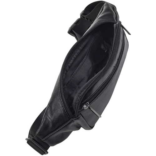 Мужская поясная сумка Buffalo Bags черная (SHIM7310A-black): Пол Мужской