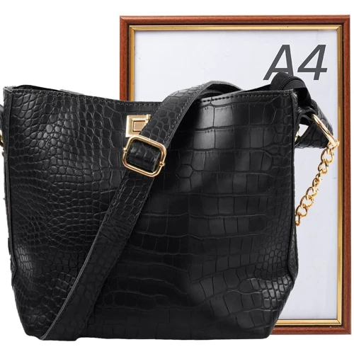Жіноча сумка-мішок Valiria Fashion чорна (4DETBI51030-2): Стать жіночий