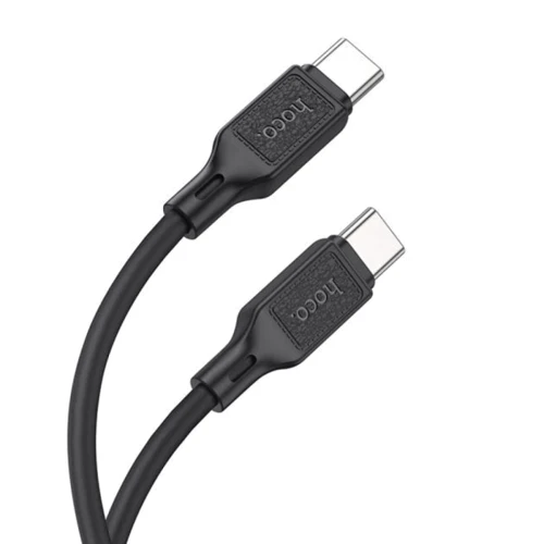 Кабель Hoco Cable USB-C to USB-C X90 3A 60W 1m Black: Тип USB-C - USB-C