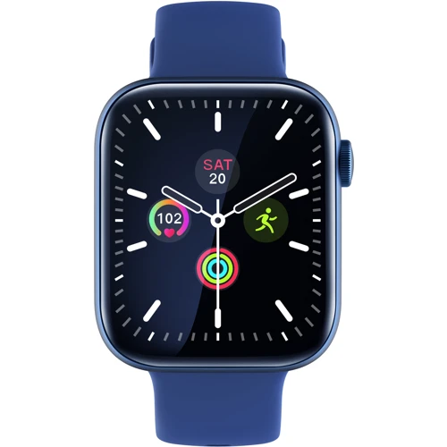 Смарт-часы Globex Smart Watch Atlas Blue: Дисплей 1.8" TFT (240x286)
