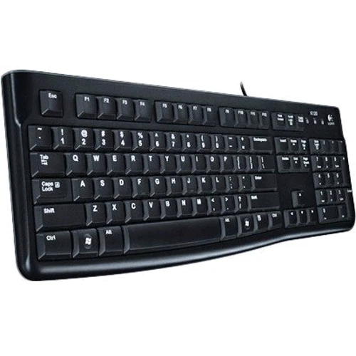 Клавиатура Logitech K120 (RUS OEM) (920-002522): Подключение проводное