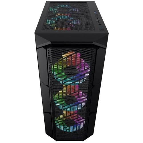 Корпус 1STPLAYER XF-4F2(AP)-BK Black: Типоразмер Midi-Tower