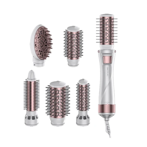 Фен Cecotec Bamba CeramicCare 5 in 1 Gyro CCTC-04241: Дополнительные параметры Вращение насадки, Петля для подвешивания, Подача холодного воздуха, Ионизация