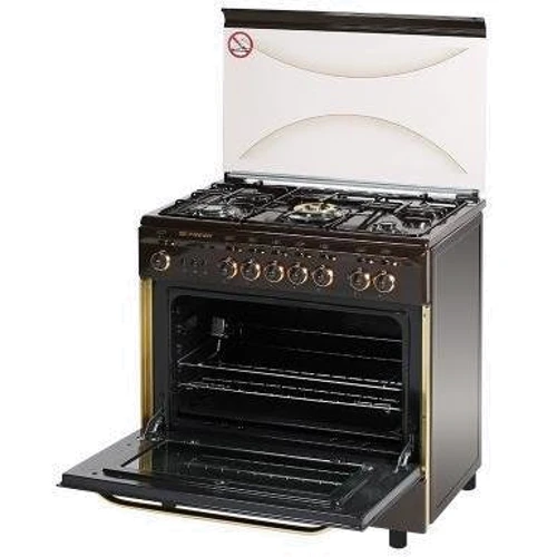 Газовая плита Fresh I80G5/01 Brown: Тип варочной поверхности газовая