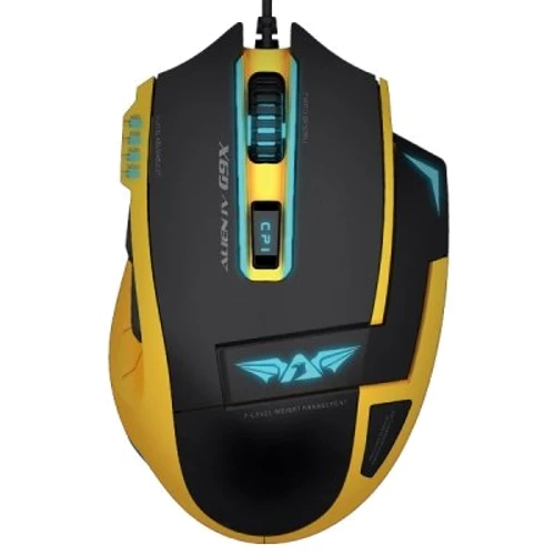 Мышь Armaggeddon Alien IV G9X A.Yellow (A-G9X Yellow): Интерфейс подключения проводная USB