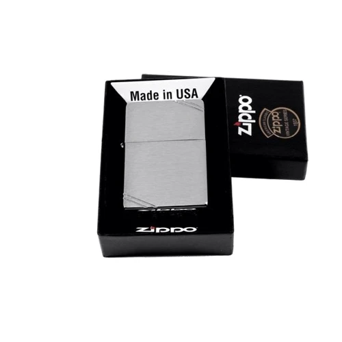 Зажигалка Zippo VINTAGE BRUSHED CHROME (230) фото 5