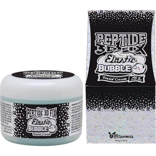 Elizavecca Peptide 3d Fix Elastic Bubble Facial Cream Омолоджуючий бульбашковий крем для обличчя 100 g