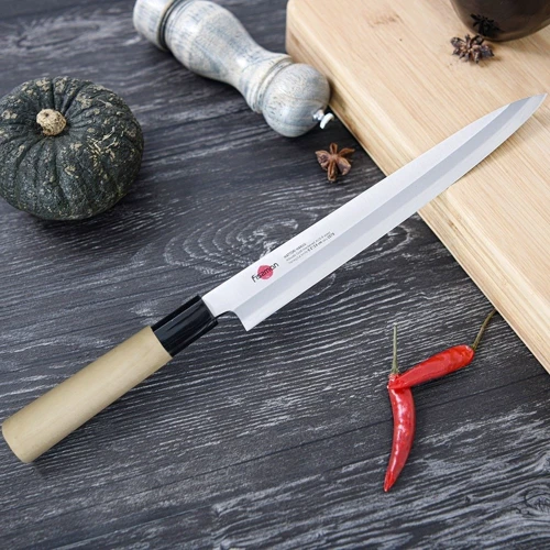 Нож янагиба Fissman Kensei Hanzo 24см (2579): Особенности Эргономичность