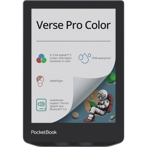 Электронная книга PocketBook 634K Verse Pro Color Stormy Sea (PB634K3-1-CIS)