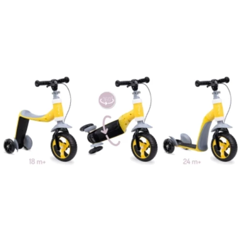 Самокат - беговел MoMi Elios 2в1 yellow (ROBI00032): Тип колес литые
