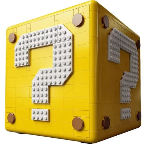 Блоковий конструктор LEGO Блок знаків питання Super Mario 64 (71395): Кількість деталей, шт. 2064