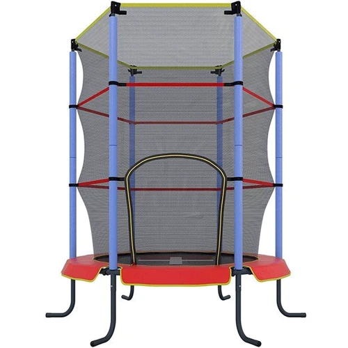 Батут круглий TILLY 55" RJ-0084 із захисною сіткою (діаметр 140 см)