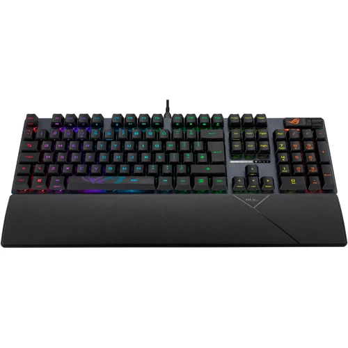 Клавіатура ASUS ROG Strix Scope II RX Red Black (90MP0350-BKMA00): Підключення проводное