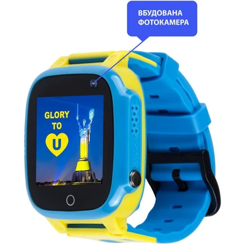 Смарт-часы AmiGo GO008 GLORY GPS WIFI Blue-Yellow: Время работы 2 дня