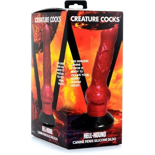 Фантазійний фалоімітатор Пекельна Гонча Creature Cocks Hell-Hound Canine Silicone Dildo