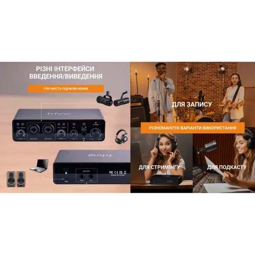Аудиоинтерфейс Fifine Ampli 3 фото 7