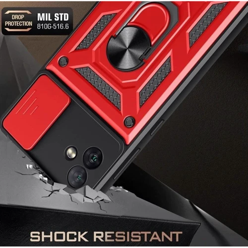 Чохол для телефона Mobile Case Camshield Serge Ring Red для Samsung A065 Galaxy A06: Сумісність Samsung A065 Galaxy A06