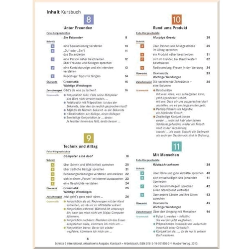 Schritte international 6: Kursbuch und Arbeitsbuch mit Audio-CD und interaktiven Übungen: ISBN 9783197018560, 978-3-19-701856-0