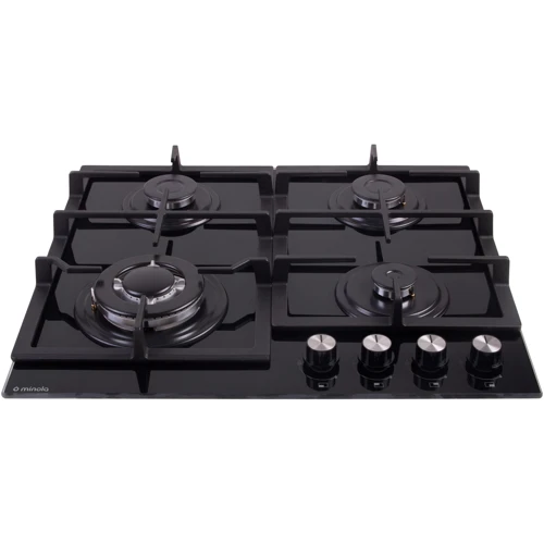 Варочная поверхность Minola MGG 61626 BL: Расположение панели спереди