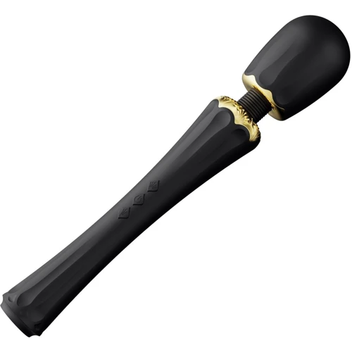 Вибромассажер с насадками Zalo - Kyro Wand Obsidian Black