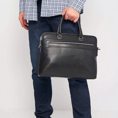 Мужская сумка мессенджер Ricco Grande черная (K117610-black): Пол Мужской
