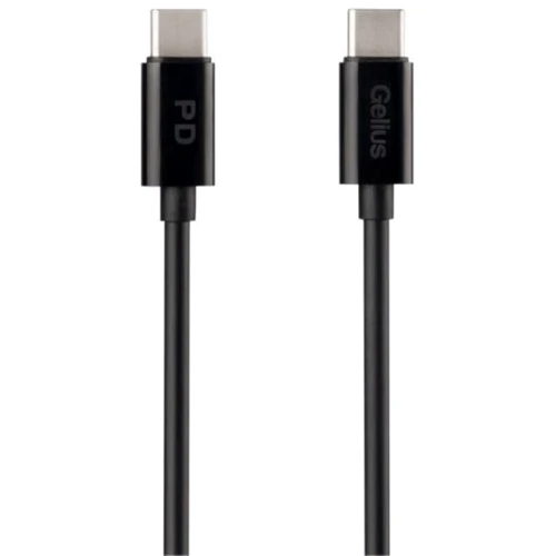 Кабель Gelius Cable USB-C to USB-C Control 60W 2m Black (GP-UC112)