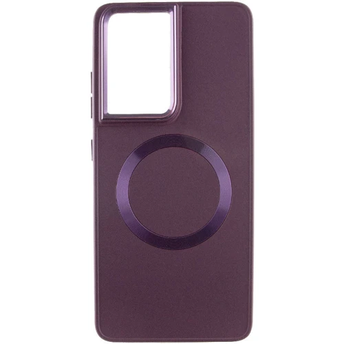 Чехол для телефонов TPU Case Bonbon Metal Style with MagSafe Plum for Samsung S908 Galaxy S22 Ultra: Совместимость Samsung S908 Galaxy S22 Ultra