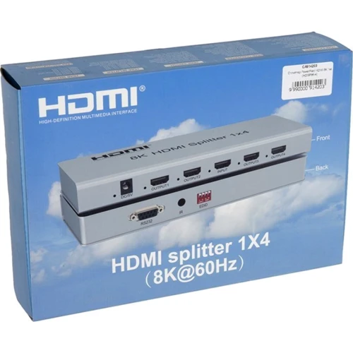 Кабель и переходник PowerPlant HDMI 8K 1x4 (HDSP8K-4)(CA914203) фото 5