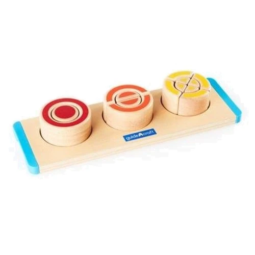 Навчальний набір Guidecraft Manipulatives Кола і сегменти (G6746)