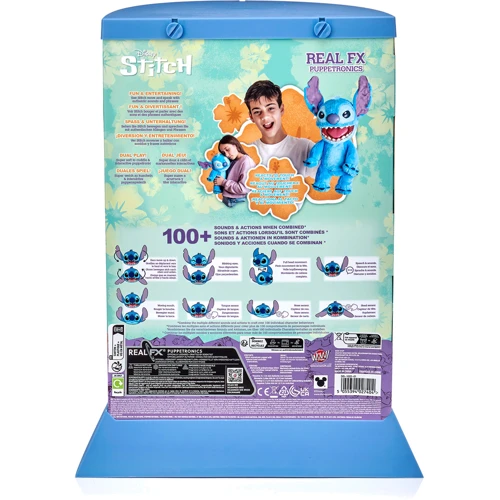 Интерактивная игрушка Real Fx Wow Stuff Стич (DIS-1022-01)
