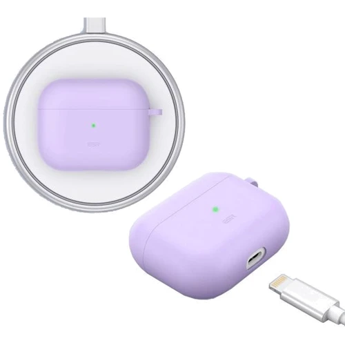 ESR Bounce Protective Silicone Case Purple (4894240146125) for Apple AirPods 3 фото 2