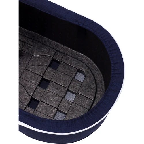 Коляска 2 в 1 Adamex Gallo Thermo GA-9 deep blue фото 7