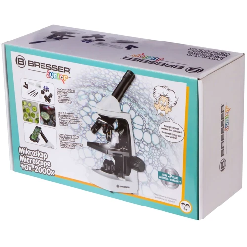 Мікроскоп Bresser Junior Biolux 40x-2000x із адаптером для смартфона (8855500) фото 6