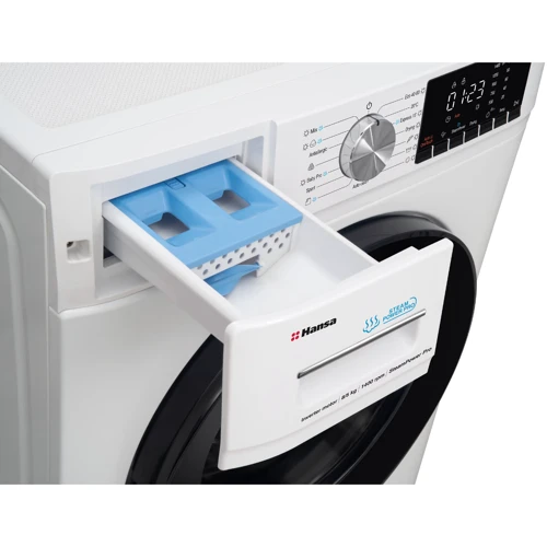 Стиральная машина Hansa WDHG814481W: Загрузка белья (стирка), кг 8