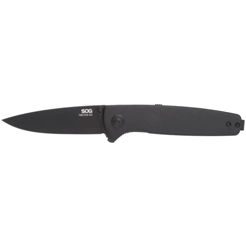 Нож SOG Twitch III Black/Black (SOG 11-15-01-43): Система блокировки Есть