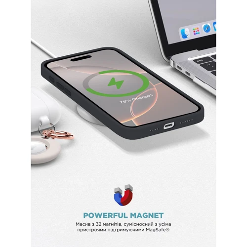 Чехол для iPhone ArmorStandart ICON2 MagSafe Black for iPhone 16 Pro Max (ARM78681) фото 6