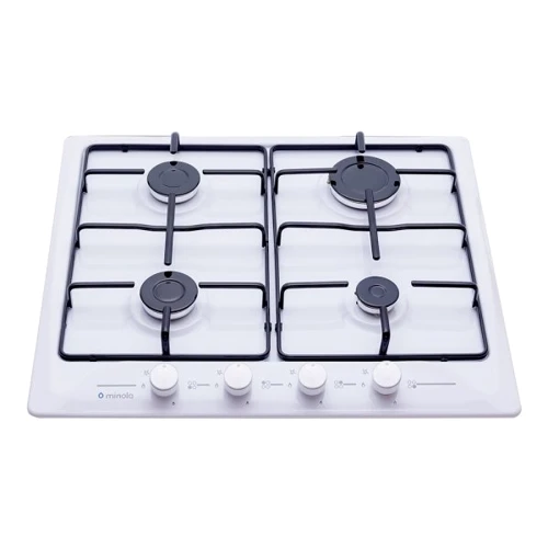 Варильна поверхня газова Minola MGM 61414 WH: Робоча поверхня емаль